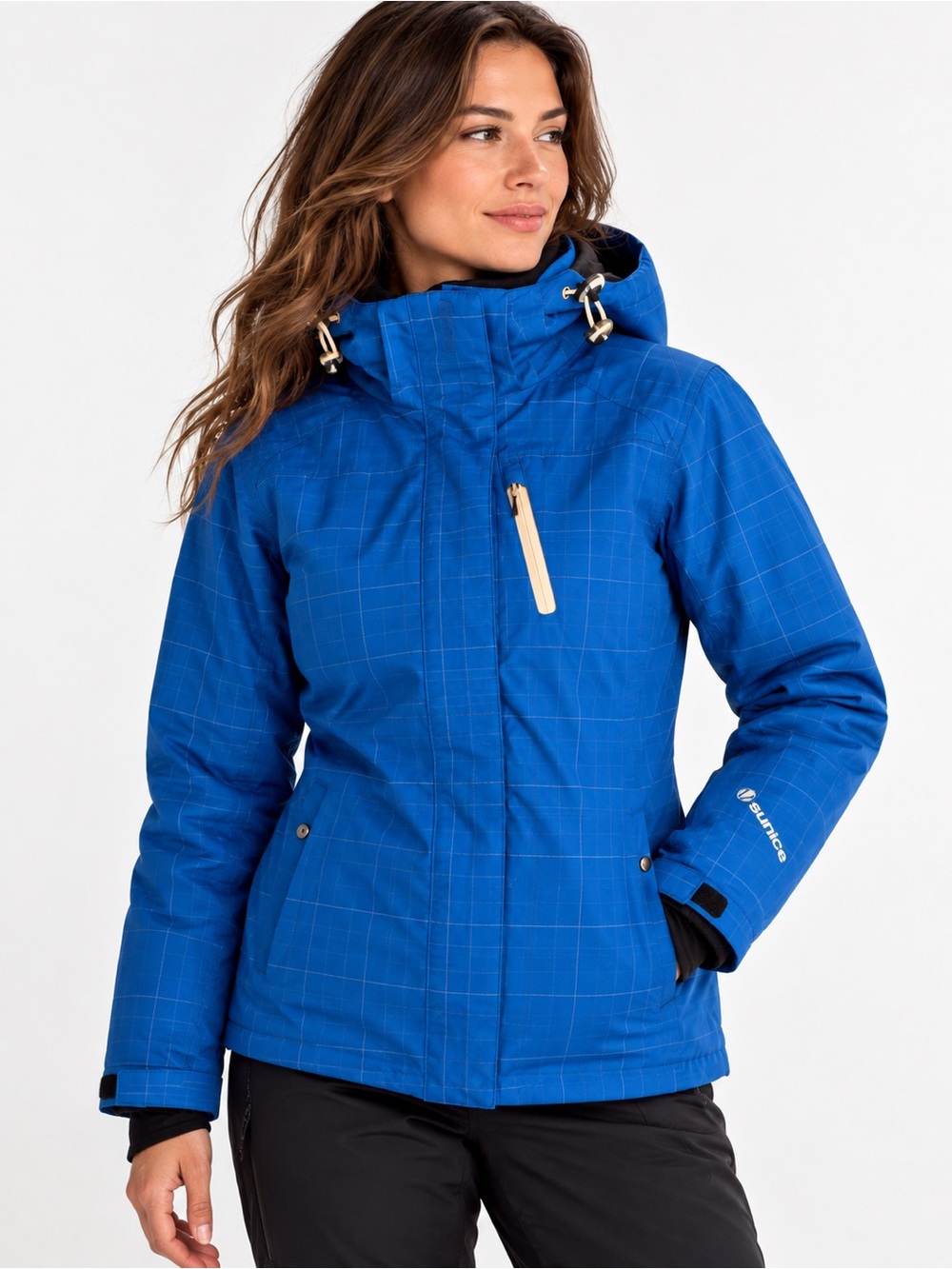 Sunice Women’s Waterproof Insulated Ski Jacket Blue Size 10